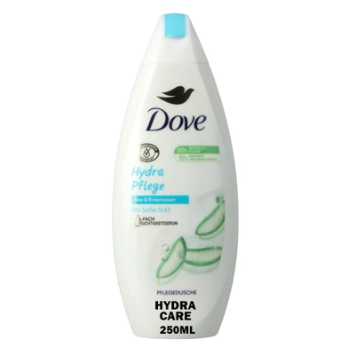 DBW250HCA, Dove Body Wash 250ml HydraCare Aloe & Birch Water, 8710847929038