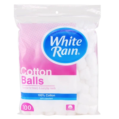WR86590, White Rain 100Count Cotton Balls, 810020286243