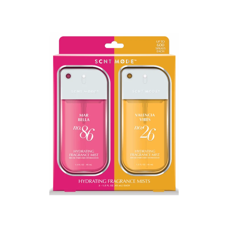 4 Pcs Set 2× 3.4oz Body Mist 2×1.06.oz Body Cream Mar Bella/Toledo Tango Scents - Solo En lbiza