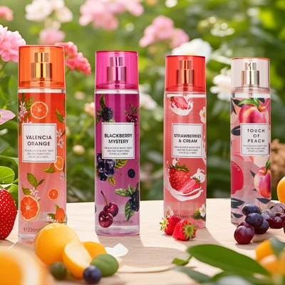 88817, Women's Body Mist Display  LOVE OF FRUITS  236ml/8.oz