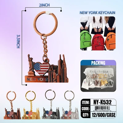 NY-K532, NY key chain, 887257945328