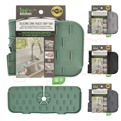 38166, Ideal Kitchen Silicone Sink Faucet Mat, 191554381667