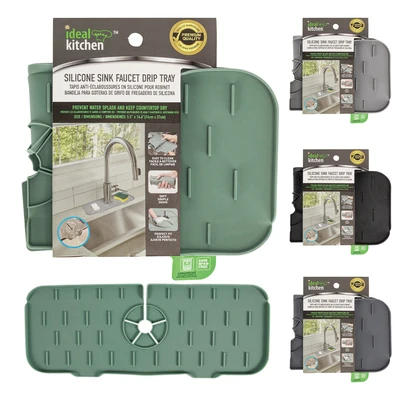 38166, Ideal Kitchen Silicone Sink Faucet Mat, 191554381667
