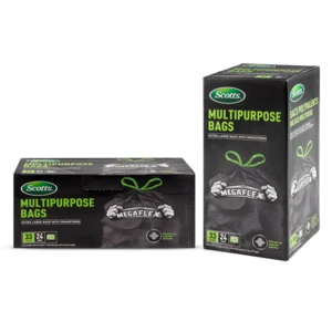 ST-30210, Drawstring Trash Bag Flex 33 Gal 24CT Black - Scotts, 191554302105
