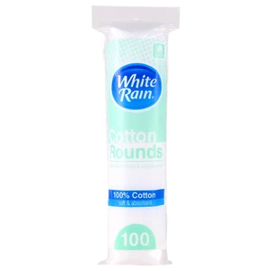 WR86589, White Rain 100Count Round Cotton Pads, 810020286236