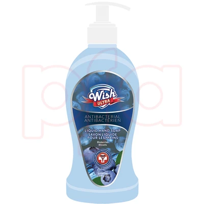 60304, Wish AB Handsoap 13.5oz Pump Blueberries, 191554603042