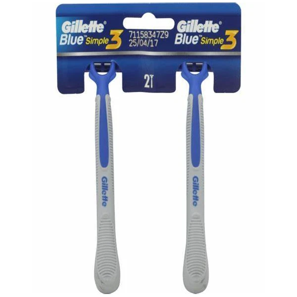 GB3-2S, Gillette Blue III Plus 2CT Simple, 7702018441846