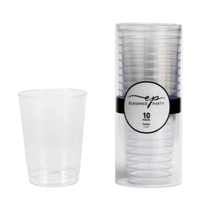 36256, Elegance Party 10PK 12oz Tumbler Clear, 191554362567