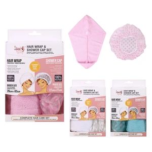 73014, Ideal Bath Hair  Wrap & Shower Cap, 191554730144