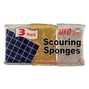 UFO933, UFO Scouring Sponge 3PK, 724082009332