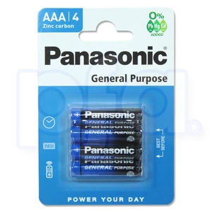 PAN-AAA4-12, Panasonic Battery HD AAA 4PK, 5410853052944