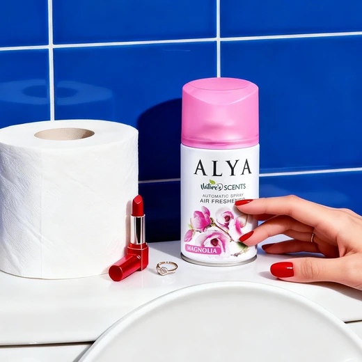 99128, ALYA Bathroom Automatic Spray Refill 5.5oz – Magnolia Bloom, 8696601064385
