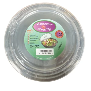 RP1005, Microwave Container Round 24oz 2CT, 45678916451