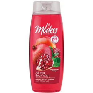 M69242, Modess Body Wash 18oz Pome Mango, 855424008206