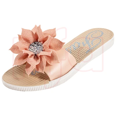 90086, CC Sandal Ladies Flower w/ Stone, 191554900868