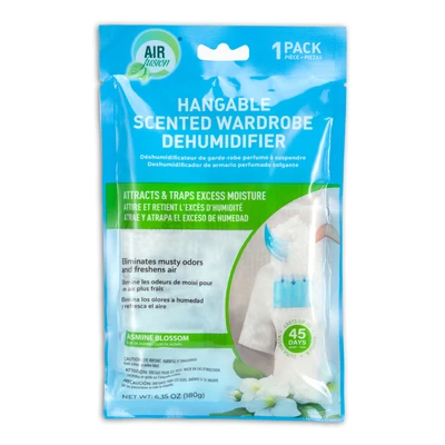 60160, Air Fusion Moisture Absorber+Odor Eliminator 6.35 OZ Jasmine Blossom, 191554601604