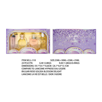 Lancome,Bvlgari,Lancome, Dior Perfume set 4 pcs