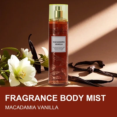 88626, Fragrance Body Mist 8 oz/236 ml Macadamia Vanilla for Women - United Scents, 191554886261