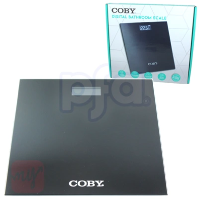 CBS-599-BK, Coby Digital Bathroom Scale Black, 850744008882