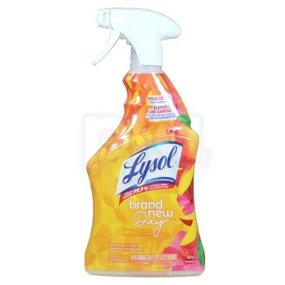 LC650MH, Lysol Trigger 650ml Brand New Day Mango Hibiscus, 019200993005
