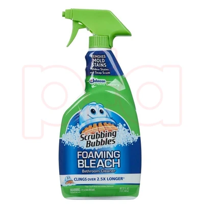 SB70809, Scrubbing Bubble 32oz Bathroom Foaming Bleach Cleaner, 025700708094