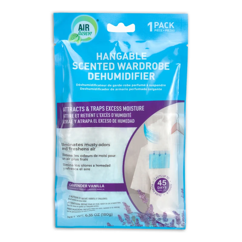 Air Fusion Moisture Absorber+Odor Eliminator 6.35 OZ Lavender Vanilla