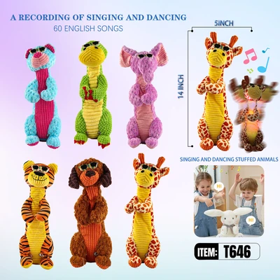 T646, ANIMAL DANCING TOY 6/Mix