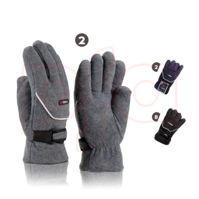 11264, Thermaxxx Men's Fleece Gloves w/ Strap HD, 191554112643