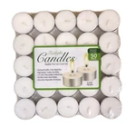 48200, Candle Tealight 50PK Shrink, 191554482005