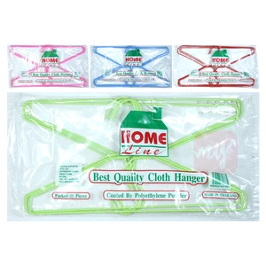 45021, Home Line Hanger Metal 6PK Assorted Colors, 8888047857885