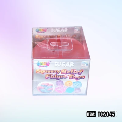 TC2045, Sugar Squeezy Relief Fidget Toys Apple 2.55"x2.55", 887258040459