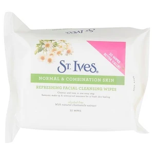 SIFW35R, St. Ives Facial Wipes 35CT Refreshing, 8712561241434