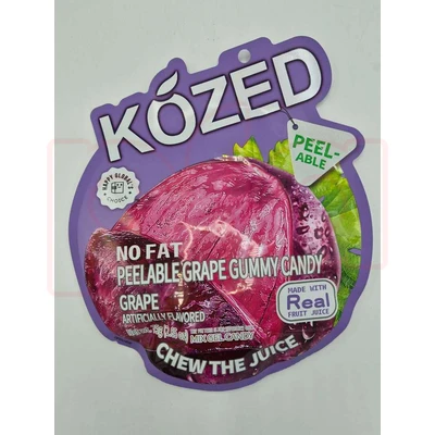 HG-CD03GR, Kozed Peelable Gummy Candy - Grape
