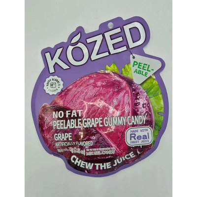 HG-CD03GR, Kozed Peelable Gummy Candy - Grape