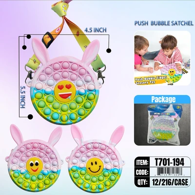T701-194, POP Happy Face Min-Purse, 887257181948
