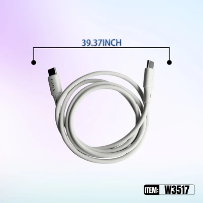 W3517, FAST CHARGING DATA CABLE 1M 60W C-C, 6918033875738