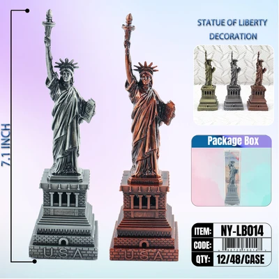 NY-LB014, STATUE OF LIBERTY Metal (7.1"), 887257900143