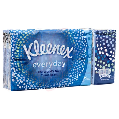 KT8-24, Kleenex Pocket Tissue 9 Sheets 8PK, 5029053560762