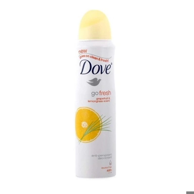 DBS150GL-12, Dove Body Spray 150ML Grapefruit & Lemongrass, 8717644271568
