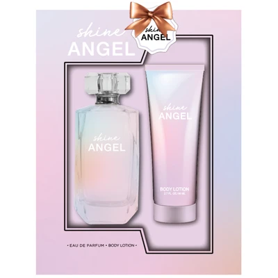 88427, Women's 2pcs Set SHINE ANGEL 100ml/3.4fl.oz EDP+80ml/2.7fl.oz Body Lotion, 191554884274