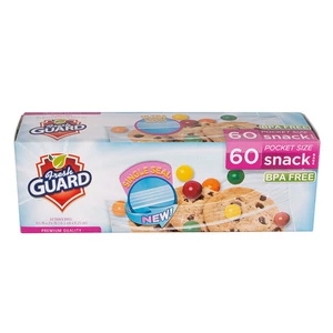 31030, Fresh Guard Zipper Snack Bag 60CT, 191554310308
