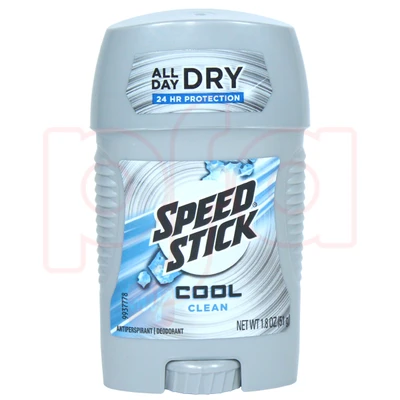 SD18CC, Mennen Speed Stick Deo 1.8oz Cool Clean, 022200940252