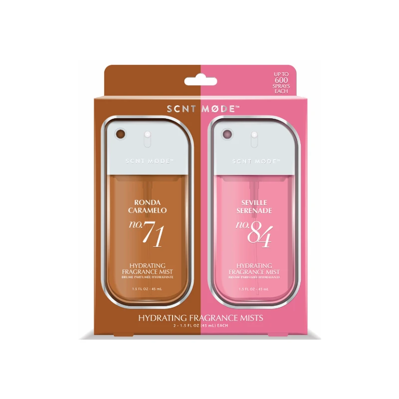 4 Pcs Set 2× 3.4oz Body Mist 2×1.06.oz Body Cream Mar Bella/Toledo Tango Scents - Solo En lbiza