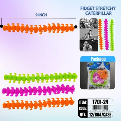 T701-24, Fidget Stretchy Noodle, 088725788021