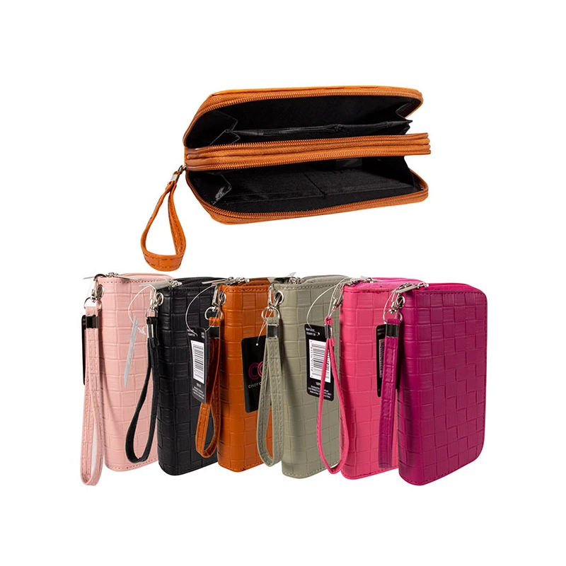 CC Wallet Dual Zipper