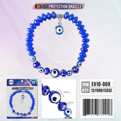 EV10-009, Evil Eye Bracelet Protection, 887257880018