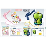 90157, Water World Water Gun Back Pack 35oz Unicorn Dino, 191554901575