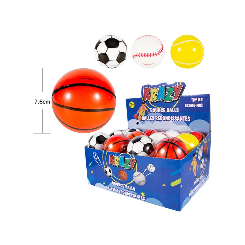 Krazy Super High Bounce Ball 7.6cm Sports