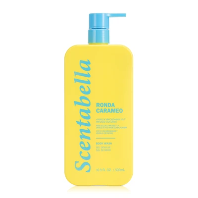 60692, Scentabella Body Wash 16.9oz/500mL Ronda Carameo, 191554606920