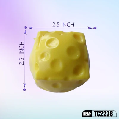 TC2238, Crunchy Squishy Cheese  1.967"× 1.97", 887258042385